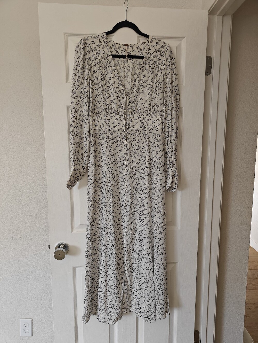 Free People Long Sleeve Maxi Dress